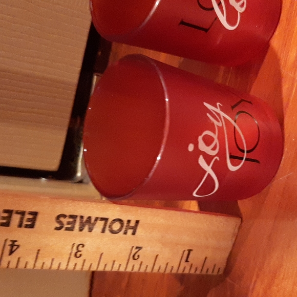 Finest Fragrance votive cups set of 3 red - Picture 2 of 6